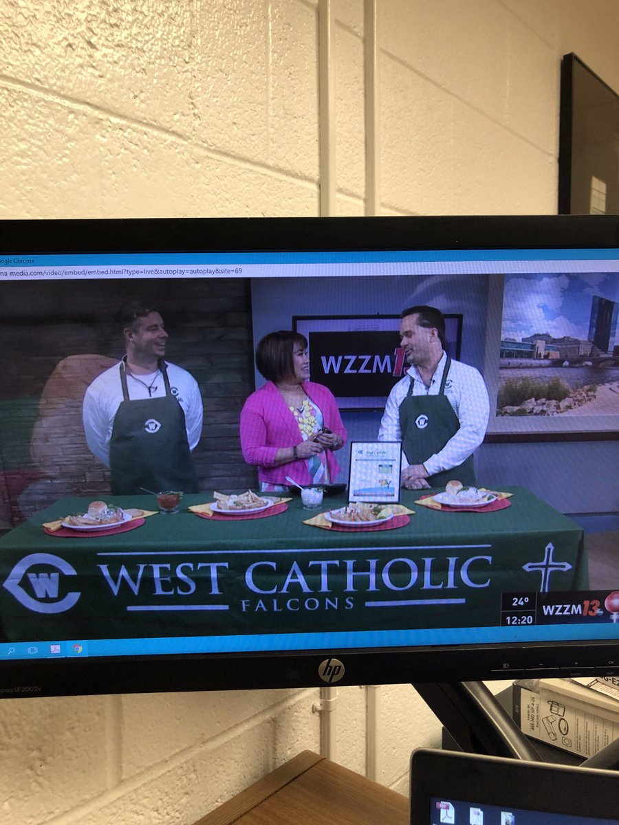 GRWestCatholic's tweet photo. Our #wcfishfry was featured on @wzzm13! Did you โcatchโ it? Our first fish fry is this Friday, February 16! https://t.co/buITnkru0Q