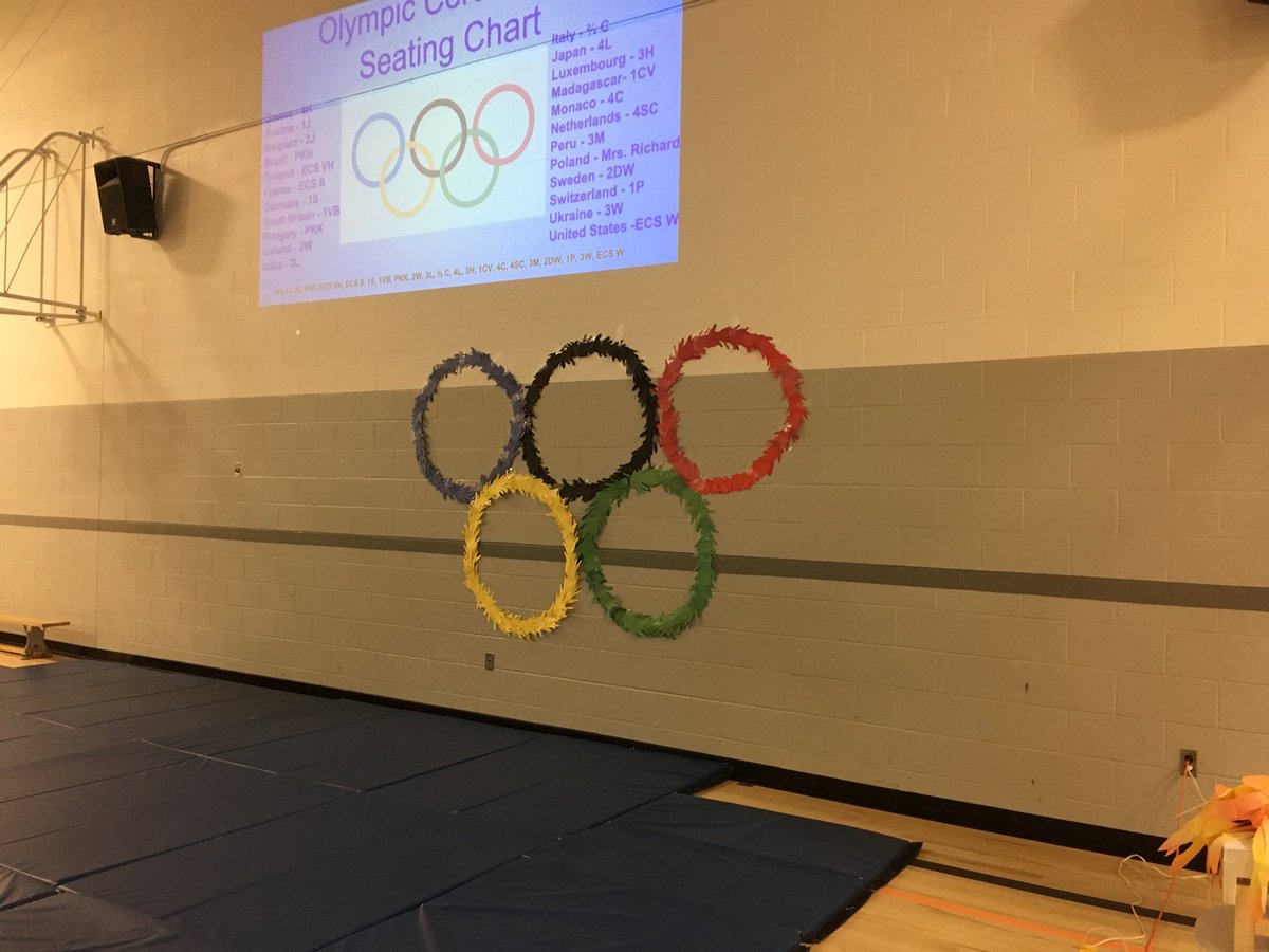 Olympic opening ceremonies! <a href="/ENDHuskies/">École Notre Dame</a>