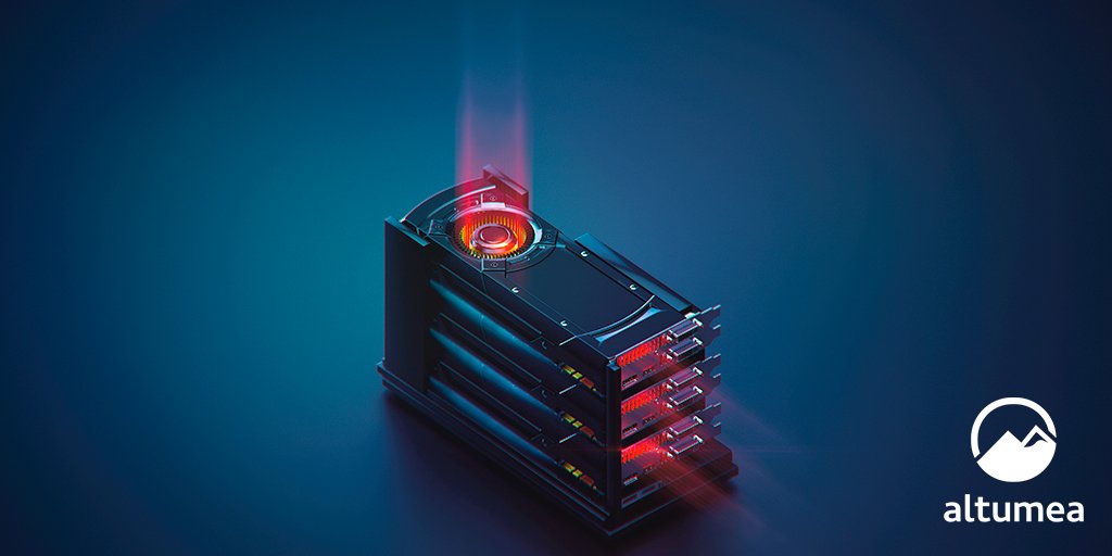 altumea_io's tweet photo. The price of graphic cards is expected to rise throughout most of 2018 due to high demand. Consider decentralized and accessible computing with Altumea. #GPUfacts #GPUmarket #your_limitless_GPU https://t.co/cVWJWbQGTO