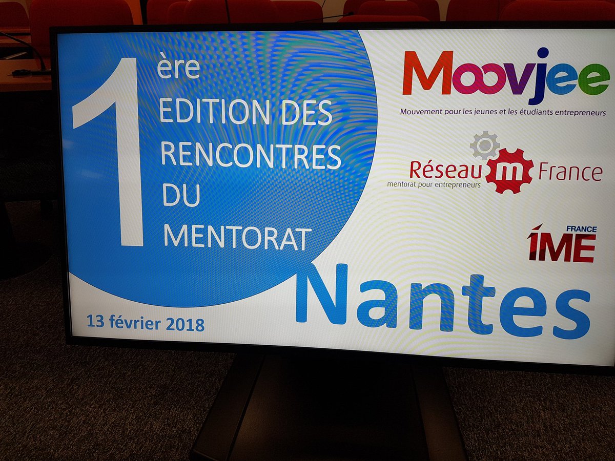 Démarrage des Rencontres du #mentorat de #Nantes dans quelques minutes au <a href="/cic/">CIC</a> ! Suivez les témoignages de <a href="/d_restino/">Dominique Restino</a> <a href="/ArnoLebrunet/">Arno Lebrunet</a> et Christophe Rozuel !