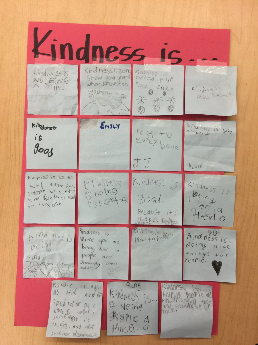 Proud of my students for sharing what kindness means to them! #ZWAG #promise2purpose #zwinkshoutout