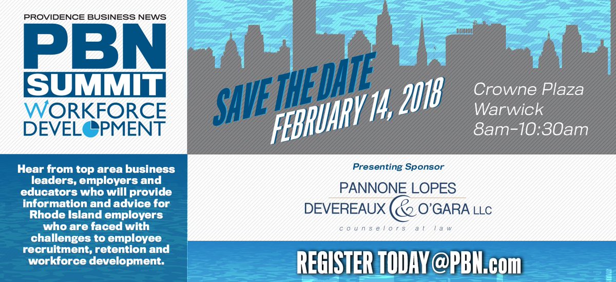 There's only one day left to register for PBN's Workforce Development Summit: pbn.com/event/2018-wor…
