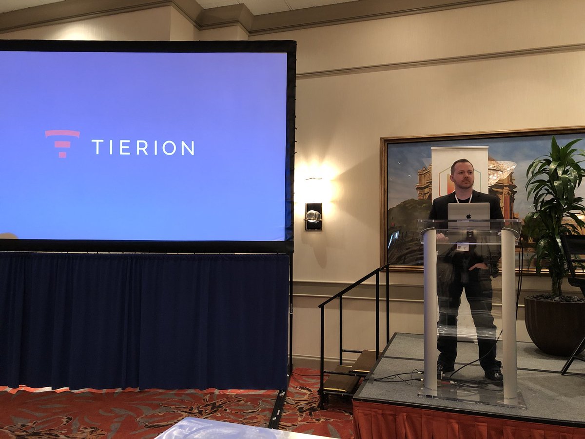 Tierion's tweet image. .@WayneVaughan speaking at the @forwardJS conference today! 

#ForwardJS