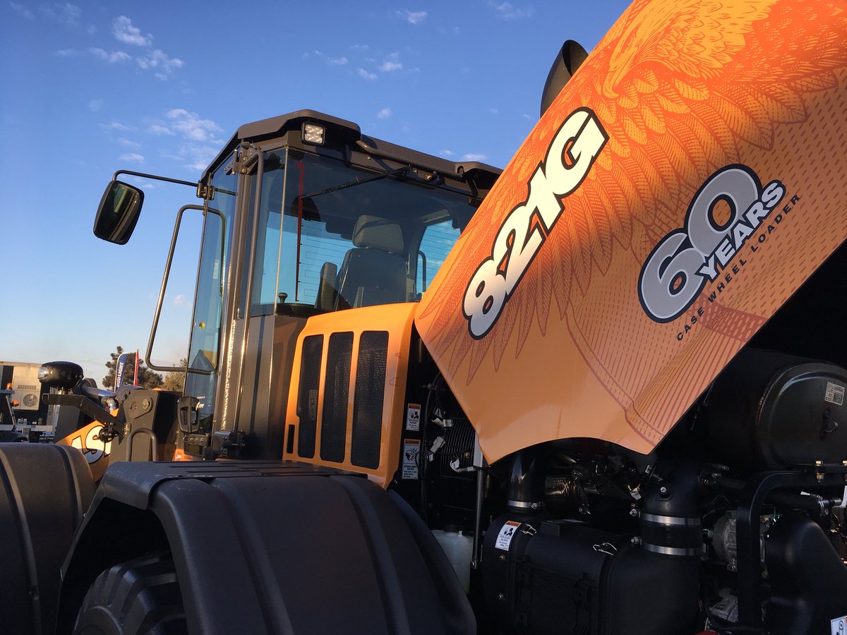 CaseCE's tweet photo. Morning breaking here at #WAE2018. Lots of great new models in the booth, including the all-new TV370 and C Series compact excavators. We’re in the CASE booth on South between O and P! Stop in and see Jeff! https://t.co/u8MreXyJBT