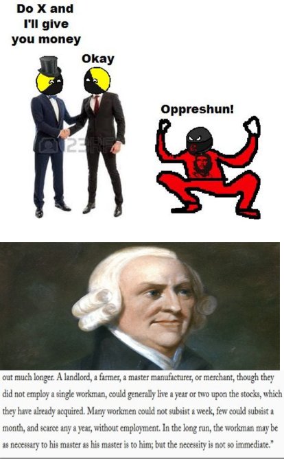 Democraticmarxist01 On Twitter Adam Smith Debunks Idiotic Ancap Meme