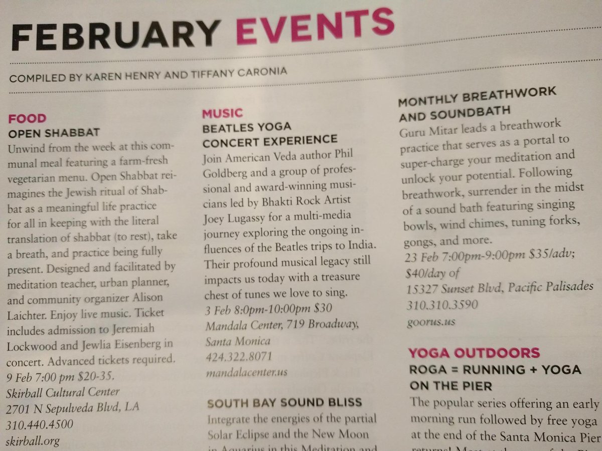 yourgurusonline's tweet photo. @GuruMitarYoga is leading another Breathwork + Soundbath event @GoorusYogaPP on #Friday 2/23 7-9pm. Book now at https://t.co/e3UzlCNDW6 #yoga #pacificpalisades #goodvibrations https://t.co/4L5lCk0krA