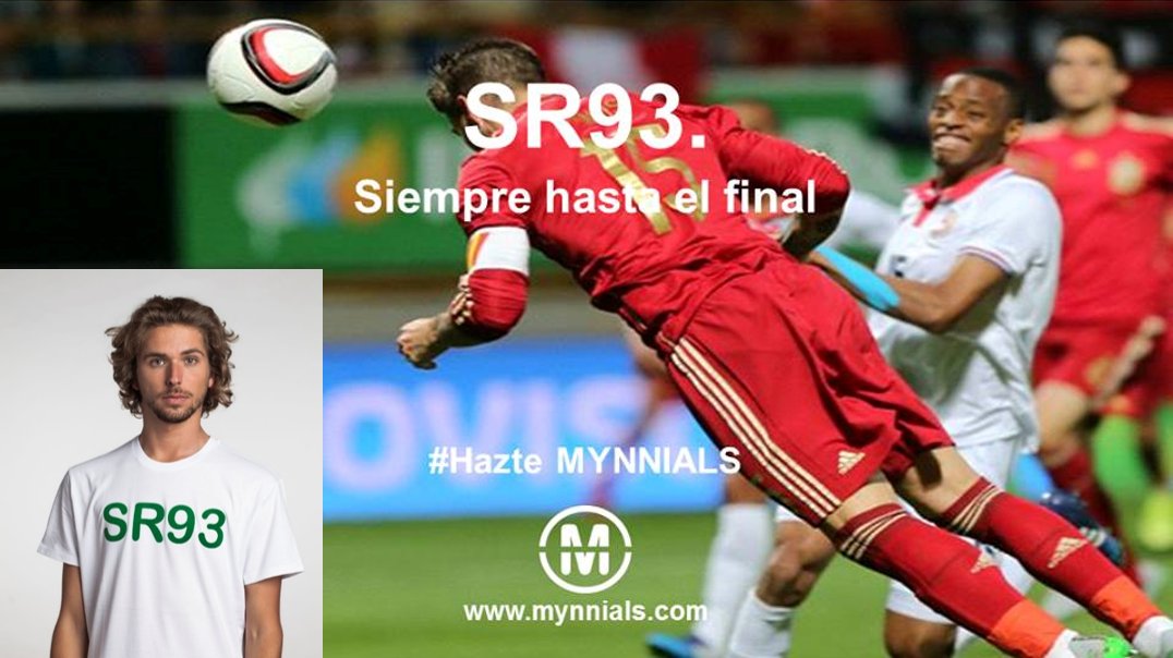 mynnials's tweet photo. Promo Idolos. SR93. ¿Sabes en quién nos inspiramos para crear esta marca personal? Si lo sabes, síguenos y contéstanos en @mynnials, SORTEAMOS 1 camiseta con el código SR93. Crea tu marca de tu ídolo!!! #haztemynnials #mynnials #idolos #sostenible #organico #RMPSG https://t.co/aHXoDBiprB