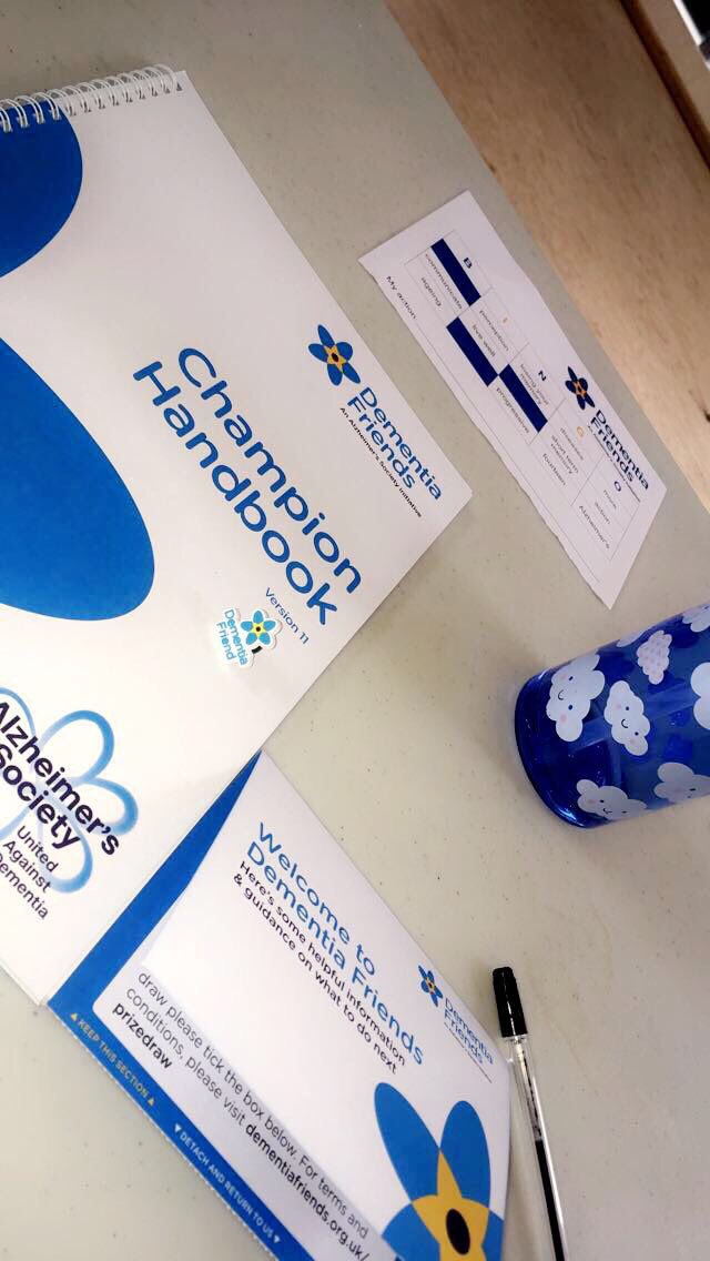 Cleo and Chelsea’s trip to Cambridge for the Dementia Friends Information Session to become Dementia Champions😇💙 <a href="/DementiaFriends/">Dementia Friends</a>