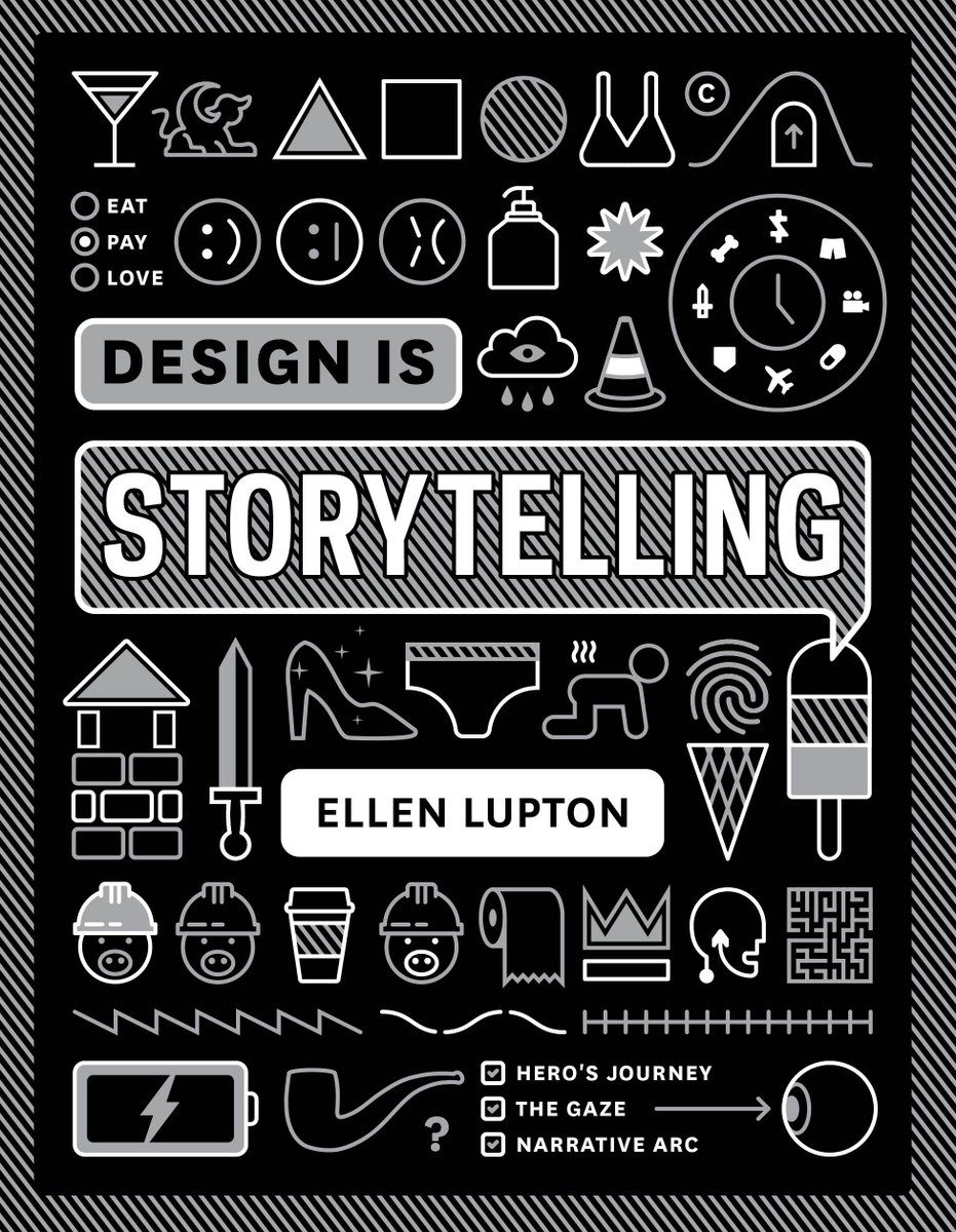 mica's tweet photo. Tonight at 7:00pm: Celebrate four new design books with short talks by @ellenLupton,  @dougthomas31, Sandra Maxa and Mark Sanders. Falvey Hall, Brown Center. #MICAmade https://t.co/rR3LBP2gkc