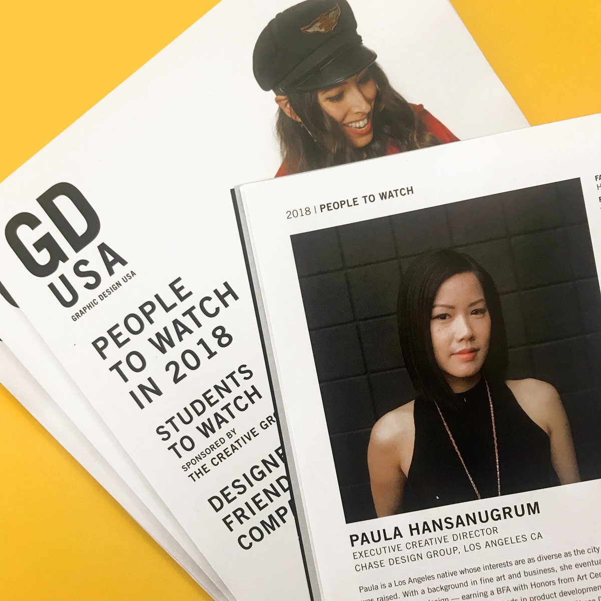 We’re super proud to share that our ECD extraordinaire, Paula Hansanugrum, has been named one of <a href="/GDUSA/">Graphic Design USA</a> ’s People to Watch for 2018! Read more about her here: bit.ly/2GGz9U5