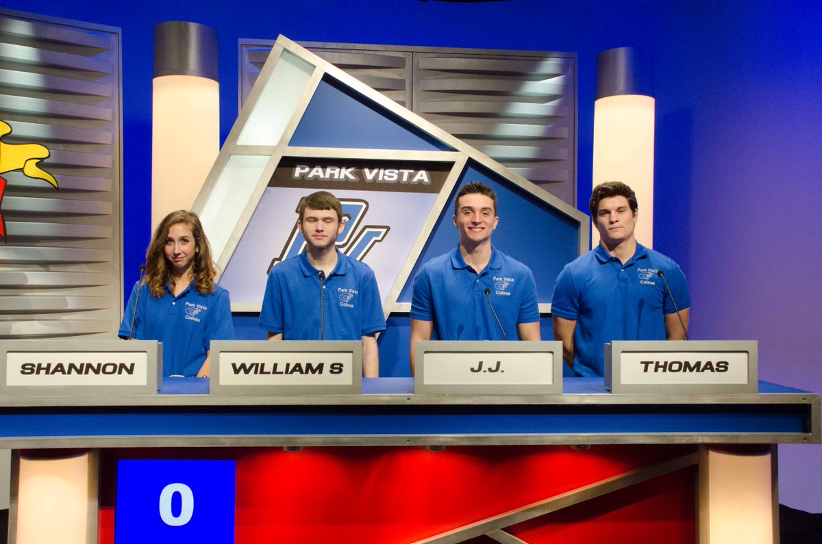 SchoolDuel's tweet photo. Let's hear it for #ParkVista ! Watch them play #JupiterHigh on #SchoolDuel, Thurs @ 7pm on @BECONTV ( Ch63 -AT&amp;T/Dish/DirTV &amp; Ch19- Xfinity)

@pvcobrashs @SportsPV  @PVperformers  @PVCHSGuidance @parkvista2018 @shanno010200 @UKNOWJP2 @rebeccamaze5 @chickfiladavie @BrightStarCU https://t.co/gsCMbU5QU0