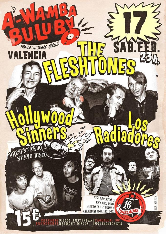 #LOS SINNERS estaremos este finde en VALENCIA presentando NUEVO DISCO #khömekakkä en el fiestón en el #awambabulubaclub junto a los #fleshtones y los #radiadores #dirtywaterrecords <a href="/dirtywaterrecs/">Dirty Water Records</a>