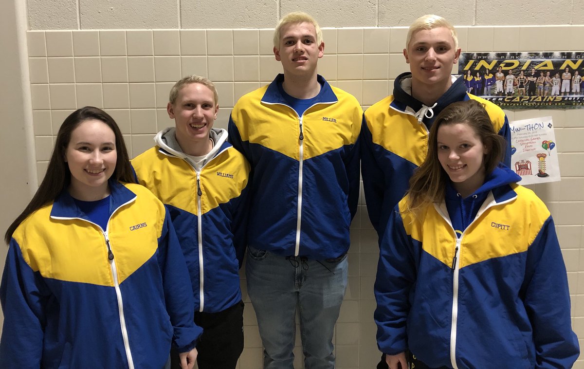 Congrats to the senior members of our swim team! @UPnewsteam