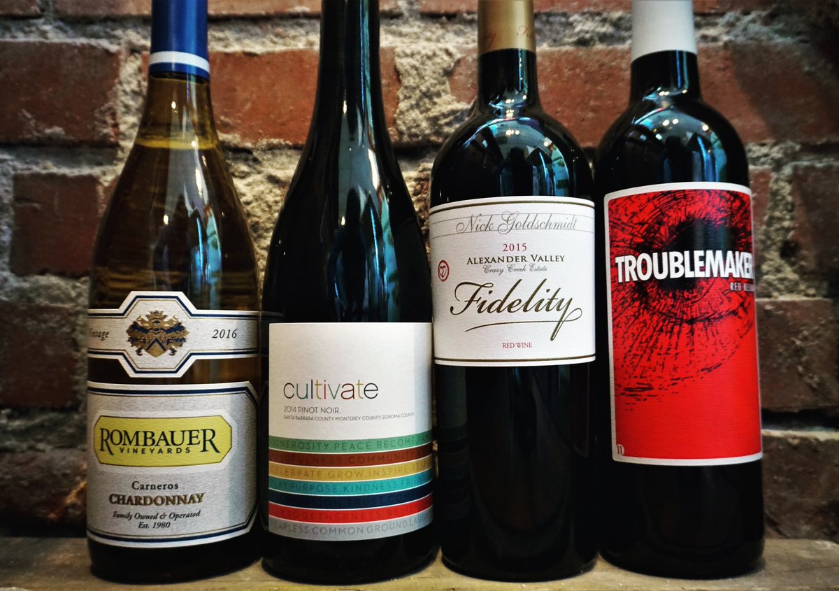 For those of you who want to Cultivate a romance or for the  Troublemakers out there, we have a sweetheart of deals for tonight's  tasting. Woo her with Rombauer Chard or show your Fidelity with a  special bottle of wine. 4-6pm #denver #winetasting #discoverthejoy