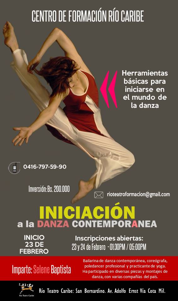 Selenepoledj's tweet photo. Si estas interesad@ en iniciarte en el mundo de la danza,  esta es tu oportunidad,  taller de iniciación a la danza contemporánea,  no la dejes pasar!! https://t.co/uQuLBwURpb