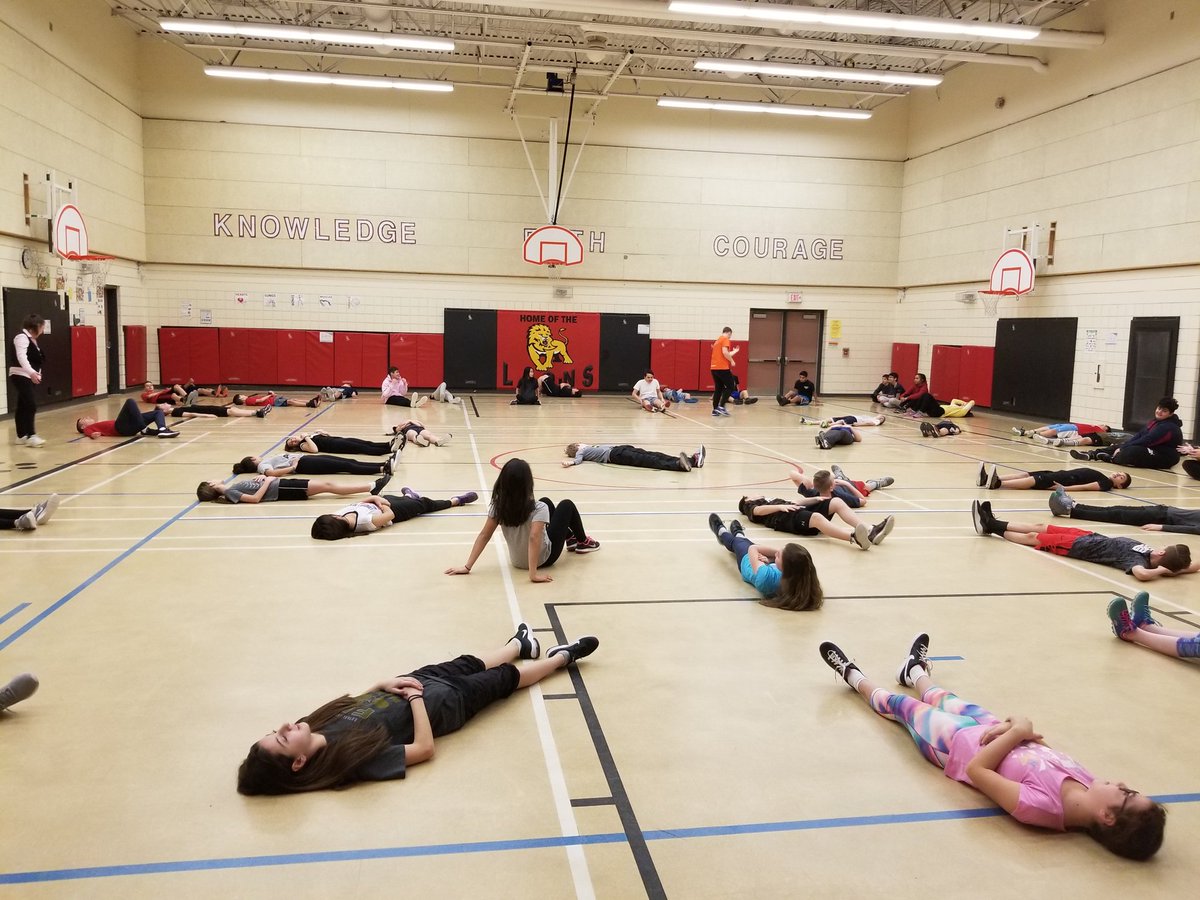 StJeromeCES's tweet photo. Mindfulness activities main focus during Wellness Week at SJE with @XMovement_ . @ycdsb @OpiyoOloya @Dr_GeoffS https://t.co/rg8DD85etY