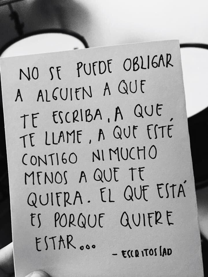 Y sí... no se puede esperar que el otro sea como lo es uno...