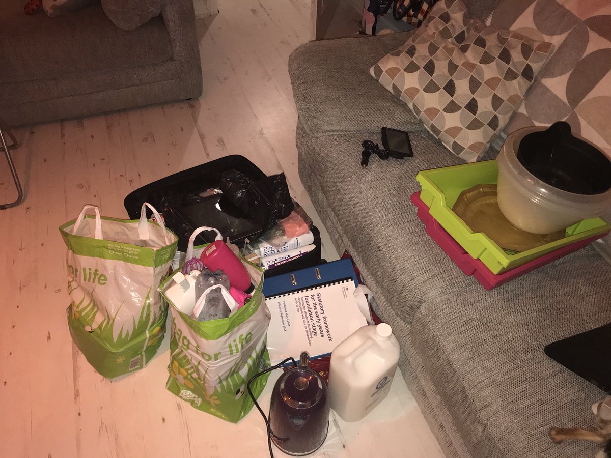 The alarm is set 😫 and the bags are packed. Wolverhampton university we hope you’re ready to get messy. #sensoryplaytraining