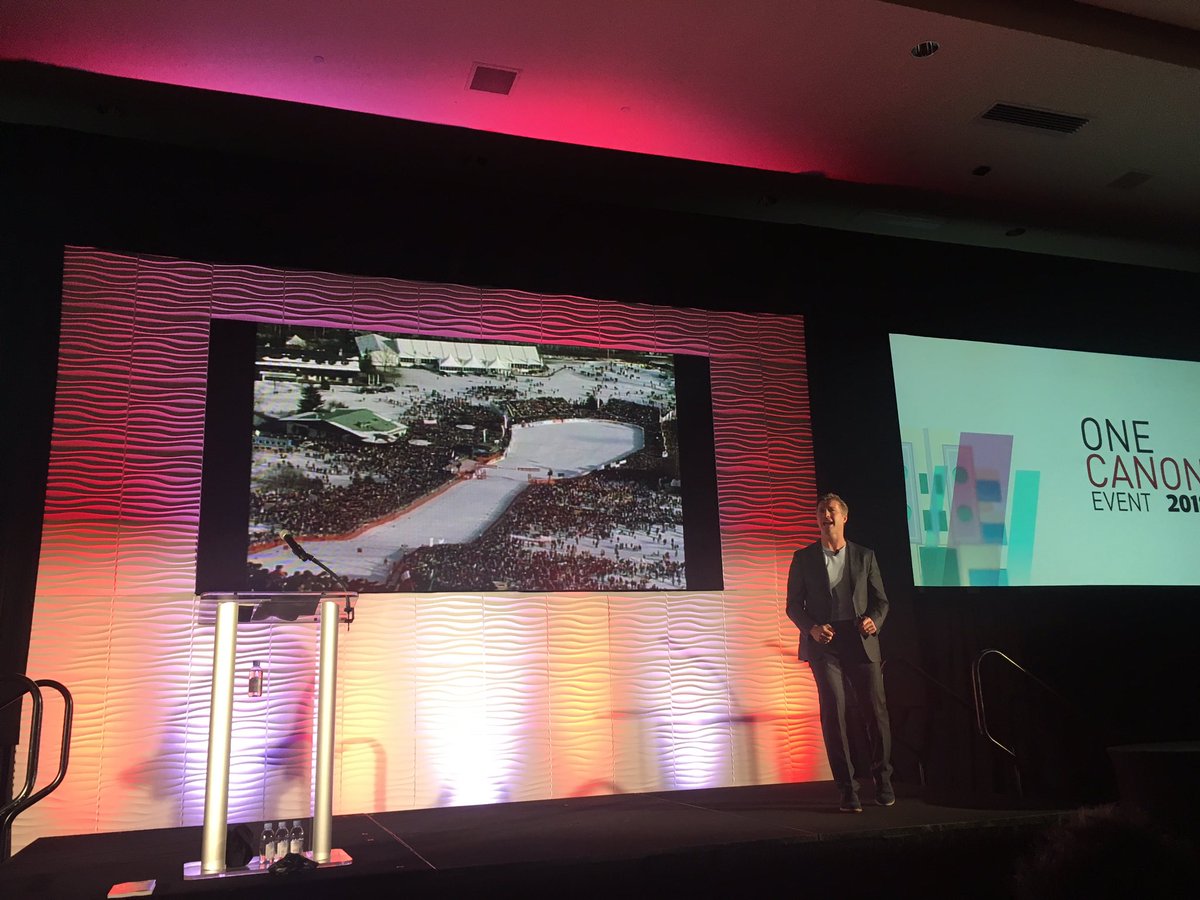 PrintingNews's tweet photo. Keynote speaker and 2-time Olympian @carymullen impresses the importance of visualizing your goals and sticking with your decisions #OneCanon @Canon_Solutions https://t.co/GCMG9oIwKc