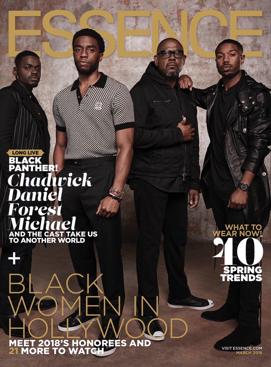 girlswithtoys's tweet photo. Cast of Black Panther for Essence Magazine https://t.co/RuHdfCepSZ