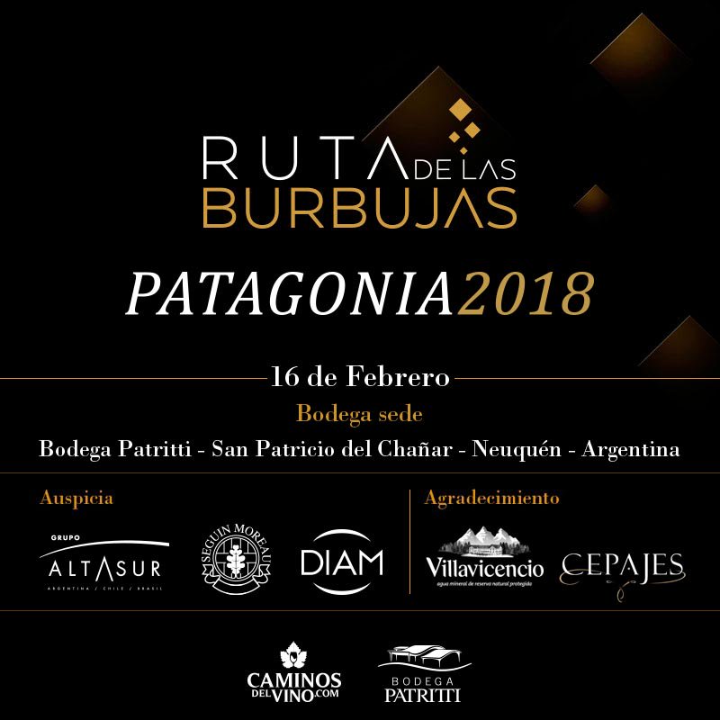 #Patagonia Llegó el día, mañana iniciamos #RutaDeLasBurbujas 2018 gracias <a href="/NicoNavio/">Nicolás Navio</a> <a href="/lmquiroga/">Lucas Quiroga</a> <a href="/marcelomiras/">Marcelo Miras</a> <a href="/horaciobibiloni/">Horacio Bibiloni</a> <a href="/ricargalante/">Ricardo Galante</a>  <a href="/PabloMiras1/">Pablo Miras</a> #SabasCavagnaro #NorbertoGiardelli #LeoPupatto y #MarianoDileti #NicolásDeLaTorre que nos acompañan en este nuevo desafío.