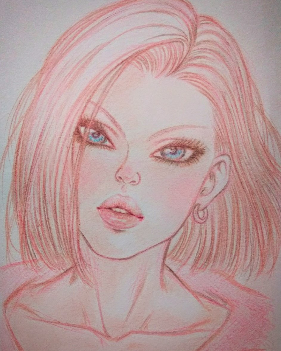 irene_mahe's tweet photo. #android18 #a18 #c18 #dragonball #dragonballsuper #dragonballandroid18 #dragonballsuperandroid18 #fanart #art #traditionalart #pencildrawing #beautiful #beauty @ApoyaAlArtista @TheArtBond @dibujando @ConoceArtistas https://t.co/HEJGRsvPZa