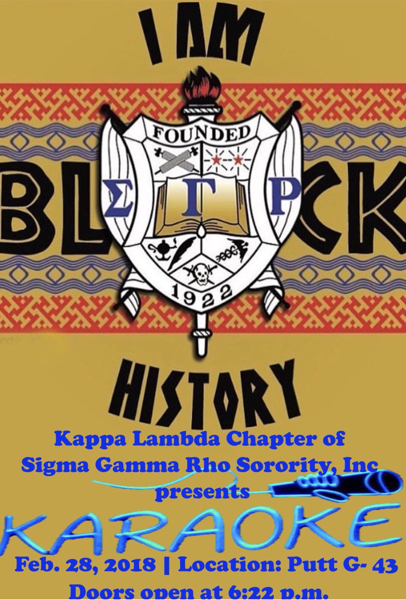 Iuppoodles's tweet photo. Come out Feb. 28 for our BHM twist on Karaoke Night‼️ 🎤 💙💛🐩 https://t.co/qqarzMs2Kk