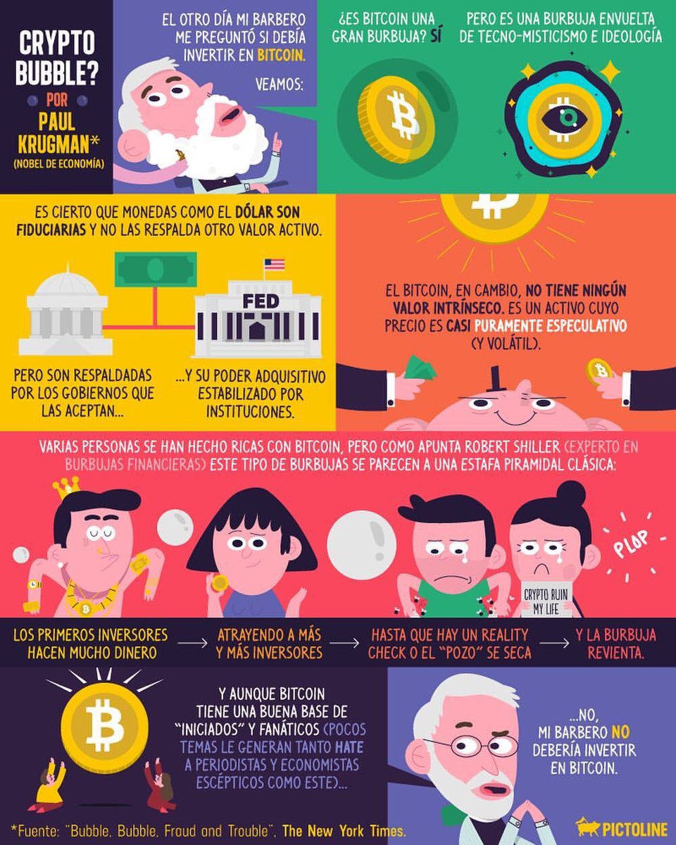 Las criptomonedas son una estafa piramidal #bitcoin #pictoline