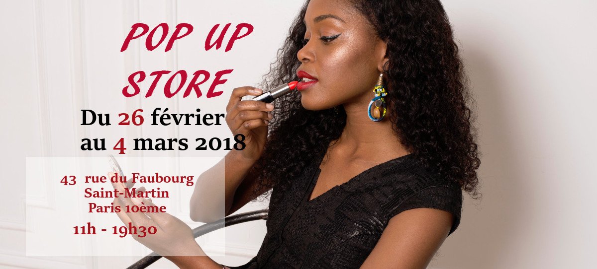 SAVE THE DATE : pop up store fin des soldes, préparation du printemps !

Retrouvez les DERNIERES pièces de la collection "La Nouvelle Parisienne" du 26 février au 4 mars 2018 au 43 rue faubourg saint-martin, Paris 10ème 

<a href="/BlacknoteAgenda/">blacknote</a> @Pagnifik <a href="/modeafriquetv/">MODE AFRIQUE MÉDIA</a> <a href="/MyAfroWeek/">My Afro' Week</a>