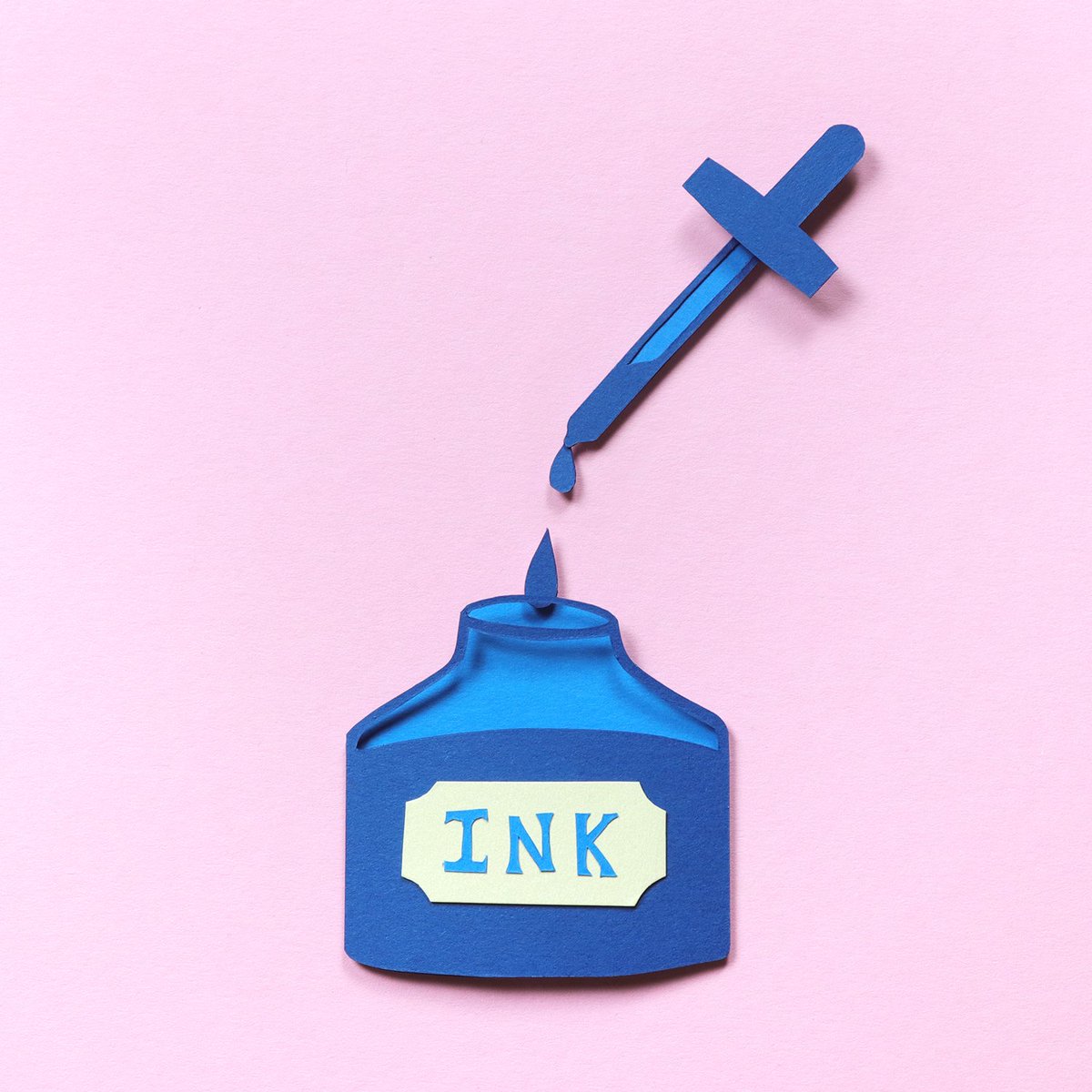 Day 13 - little ink pot! 👍

#papercut #paperart #illustration #thingsyoucanfindinanartstudio #February #FebruaryChallenge #artchallenge #ink #inkpot