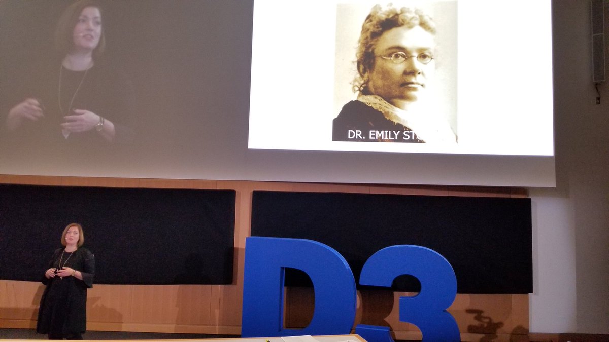 causemark's tweet photo. @docdanielle #6bigideas speaks about “the gap” that exists in women’s health and in society - issues that contribute to the gap - and what she believes what must happen to close the gap. #D3ideas https://t.co/bYFDfTnYTF