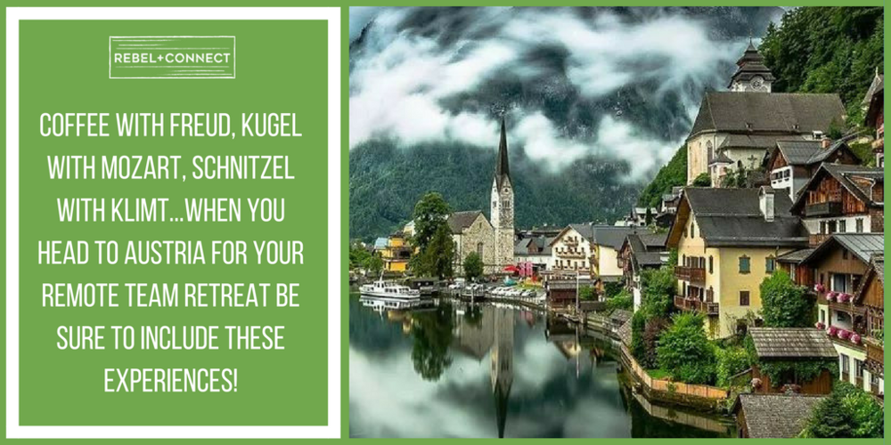 rebelandconnect's tweet photo. #Coffee w/ #Freud, Kugel w/ #Mozart, Schnitzel w/ #Klimt...When You Head to #Austria for Your #RemoteTeam Retreat Be Sure to Include These Experiences! @McGPhotographee https://t.co/g1oQQG5iP1 #TravelTuesday #Culture #Adventure #Explore #Travel #Blog #Skiing https://t.co/IHcxhtpeGk