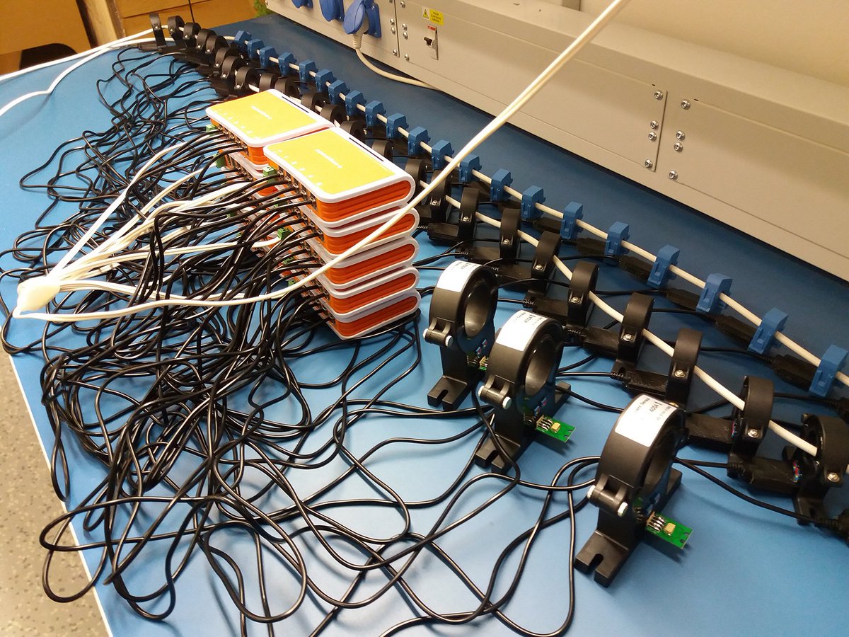 energostack's tweet image. Even though this might look like a whole lot of mess, it’s just a testing session of #Powersense DC Probes batch going to #Finland tonight!