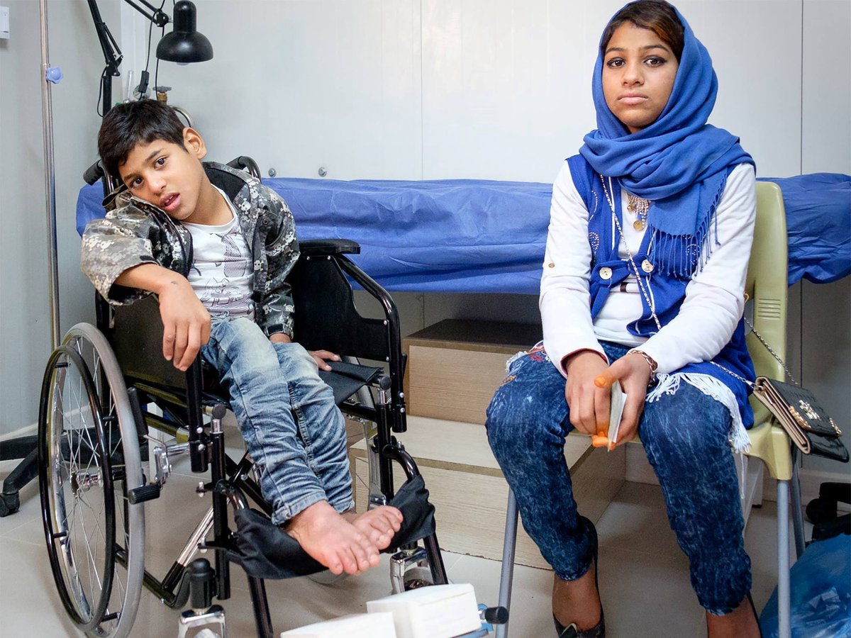 "Rawad is 10 years old. He lives in the refugee camp in Ashti, Iraq, and suffers from cerebral palsy and epilepsy."
#nonprofit #donate #fundraising #PeaceNotWar