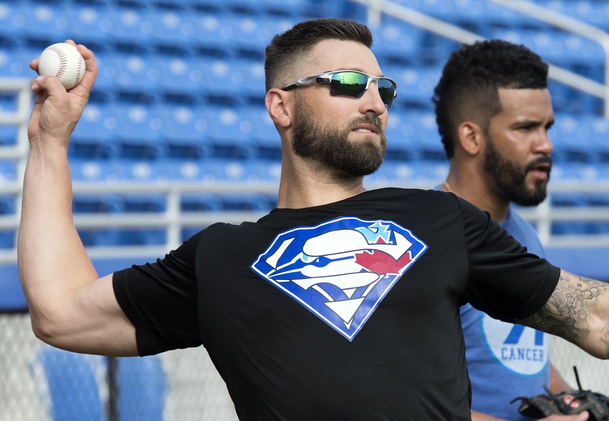 bluejays @KPILLAR4 sports a Jays logo 