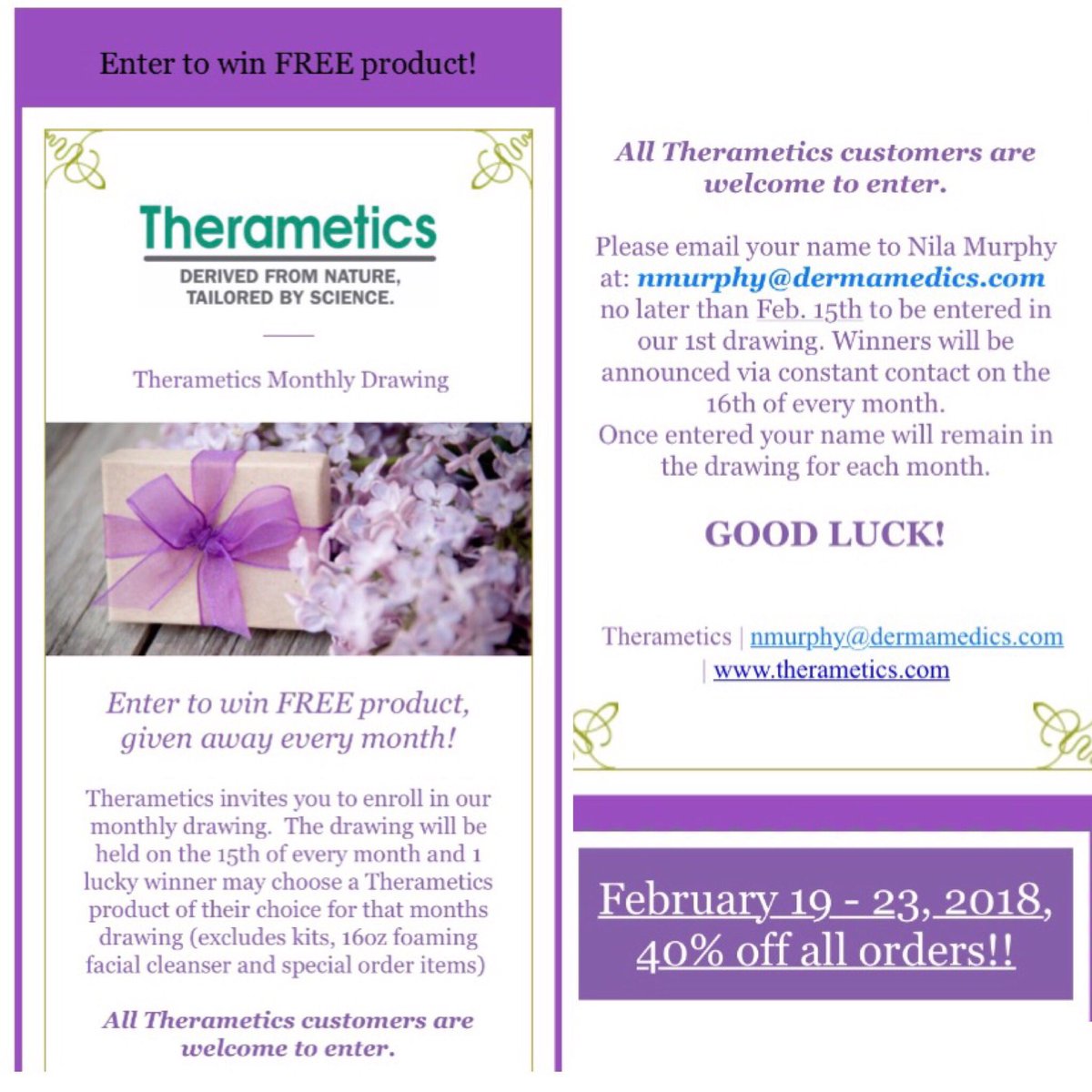 Enter to win FREE products!!😆🌱💜#SkinCare #instabeauty #flawlessskin #perfectskin #healthyskin #glowingskin #clearskin #mosturize #skincarecommunity #saynotowrinkles #wrinklefree #lips #foreveryoung #acnefree #beautifulskin #beautybloggers #darkspots #beautycare #linkinbio