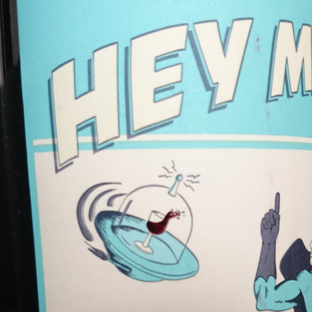 FlyingSpoonbill's tweet photo. Coolest wine label ever. Hands down. #HeyMalbec 🍷 https://t.co/diZ0sQxDHO