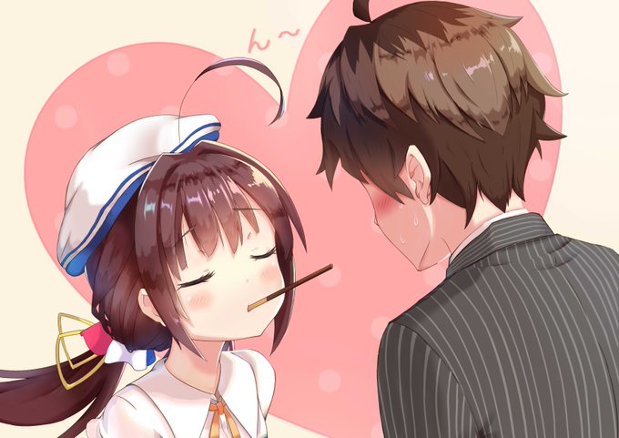 ポッキーゲーム 高画質 のtwitterイラスト検索結果