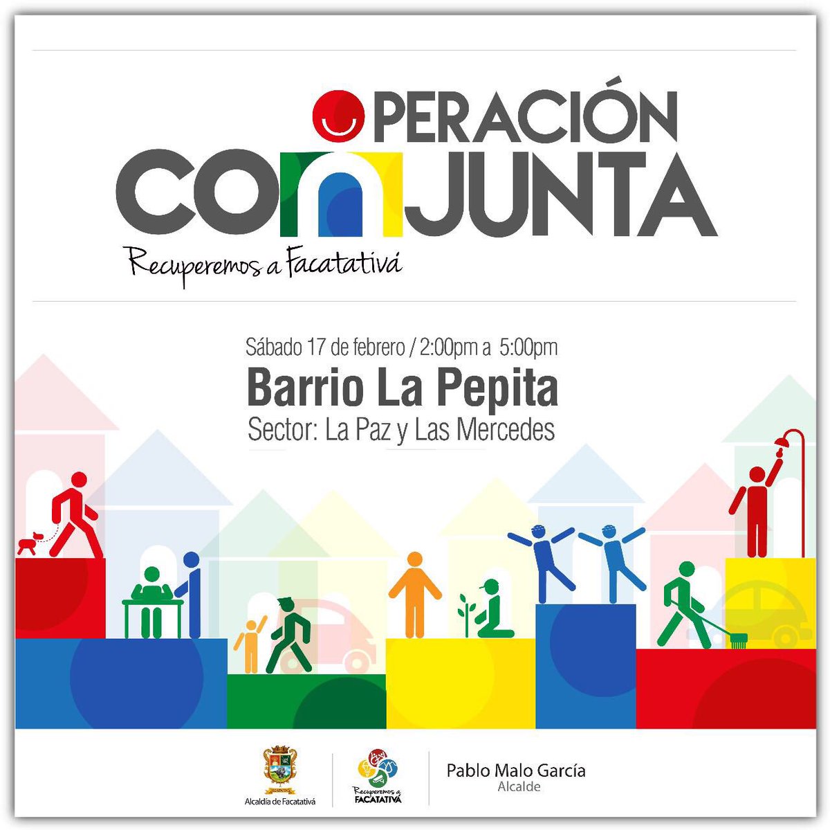 RolloPublico's tweet image. #OperaciónConjunta Este sábado 17 de febrero la alcaldía de #Facatativá llega al barrio La Pepita con toda la oferta de servicios: Consulta odontologica, aseguramiento en Salud, vacunación para niños y mucho más.