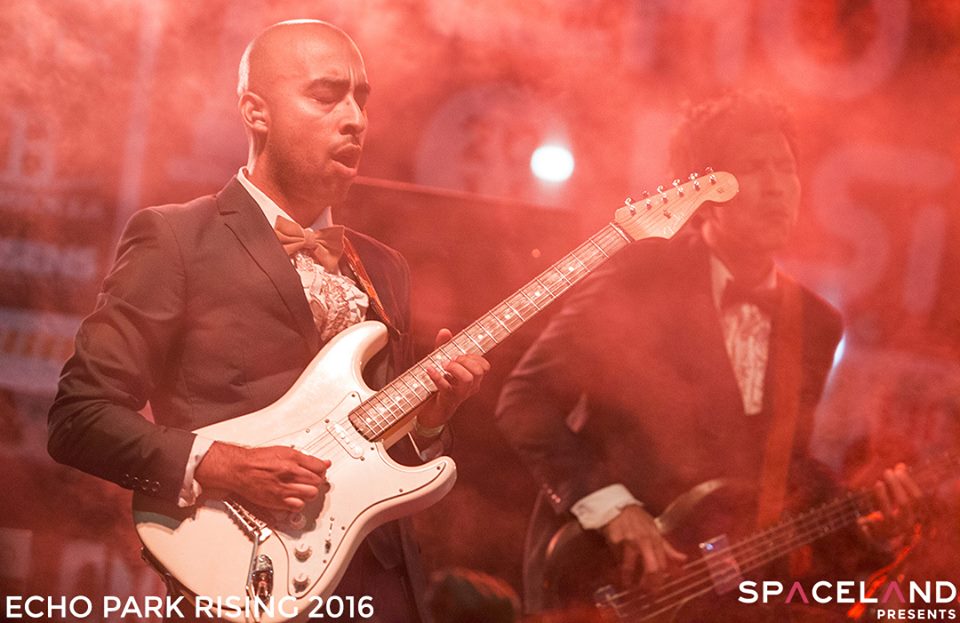 Person playing guitar