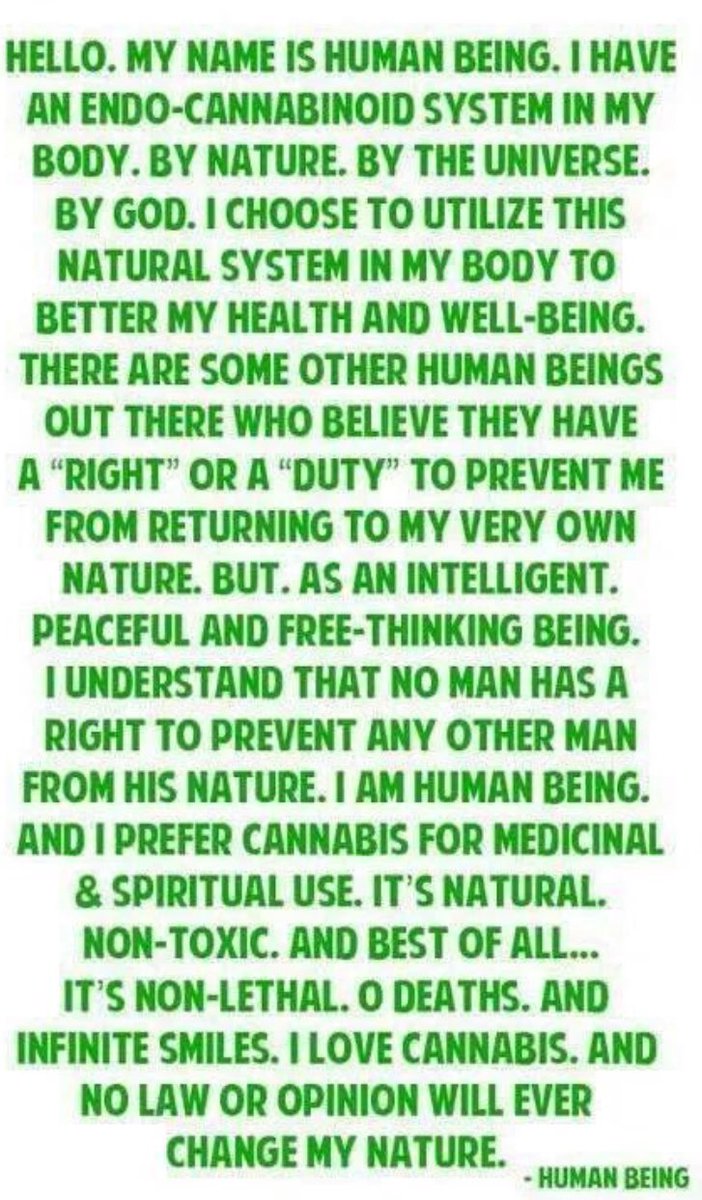 _jena4n's tweet image. Can’t tweet this one enough. 
👍💯💚💨☮️