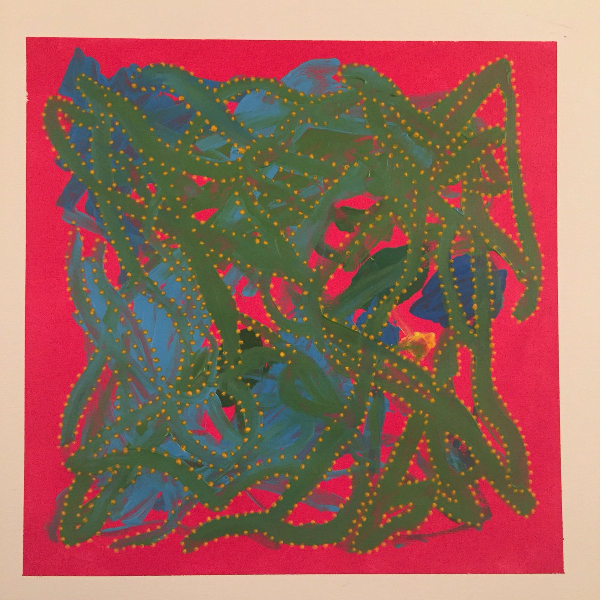 MartinStretton's tweet image. Beautiful Mess (2018) 12”x12”