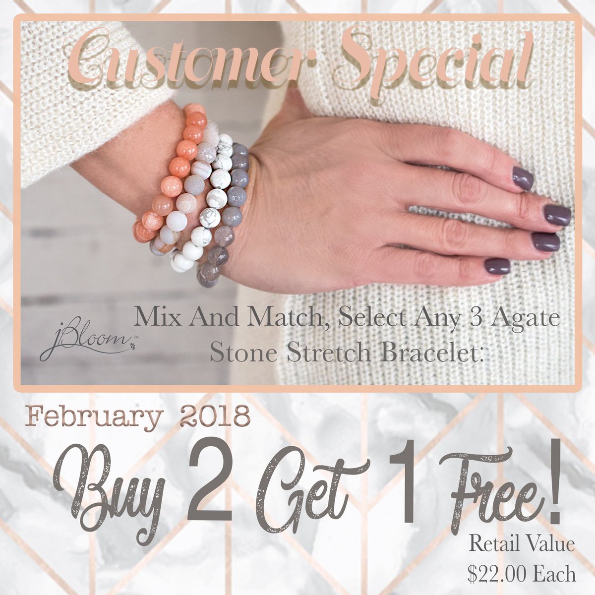 Customer Special!! Only till February 28th! #jbloom