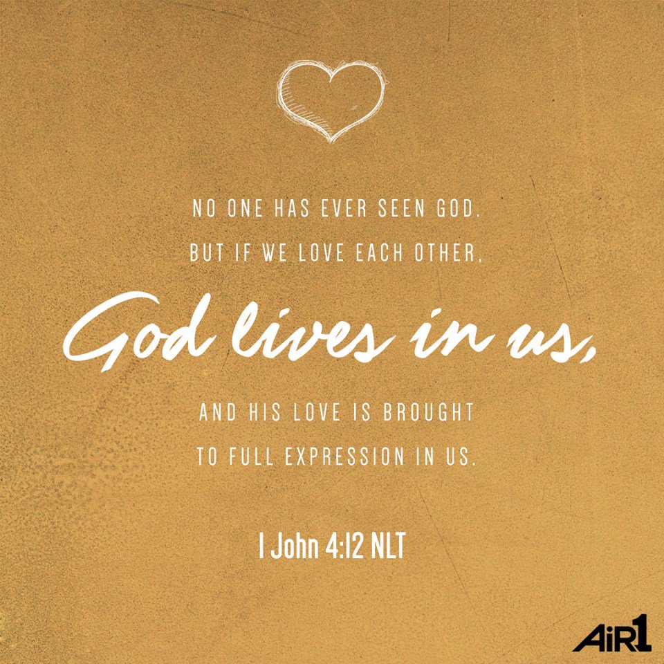NPBCeducation's tweet photo. via @air1radio #1John4v12 #God #neverseen #livesinus #love #expression #imagebearers #ambassador #NPBC https://t.co/5VNJ7Rl1LN