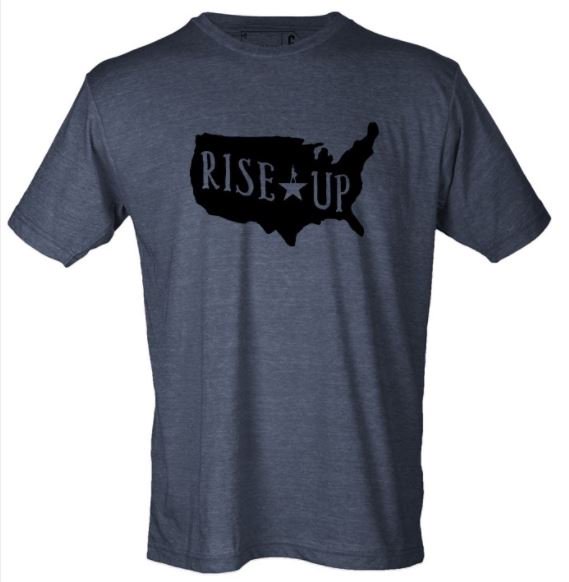 HamiltonMerch's tweet image. Check out our new #HamilTour tee! 

Currently available at the merchandise booths of the touring #Hamilton shows
 
#RISEUP