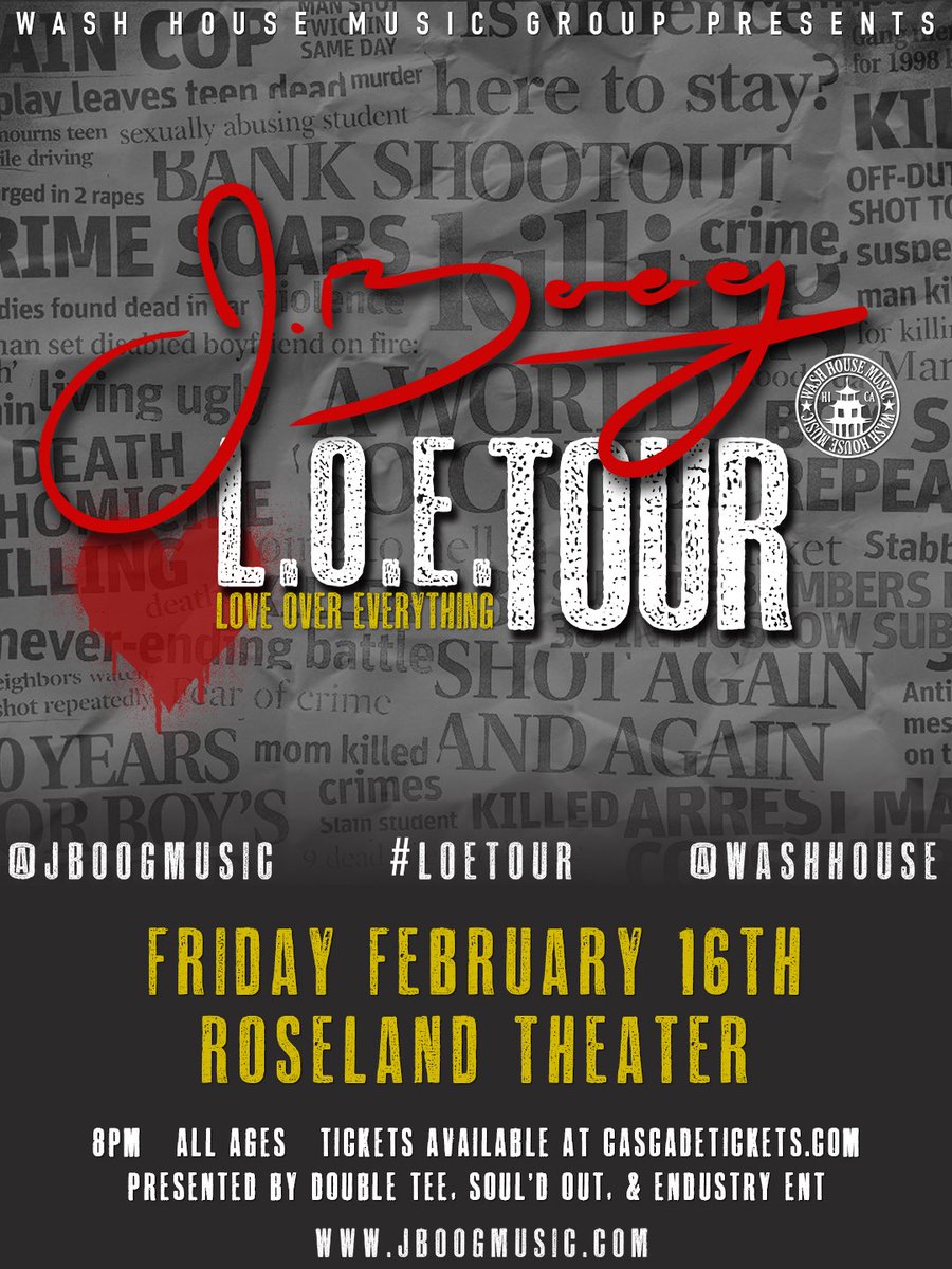 *low ticket alert* @jboogmusic  on 2.16.18 🙀 grab tickets while you can, link in bio! .
.
.
#doubleteepresents #lowticketalert #hiphop #pdxmusic #photogamestrong #loveovereberything #jesseroyal #roselandtheater
