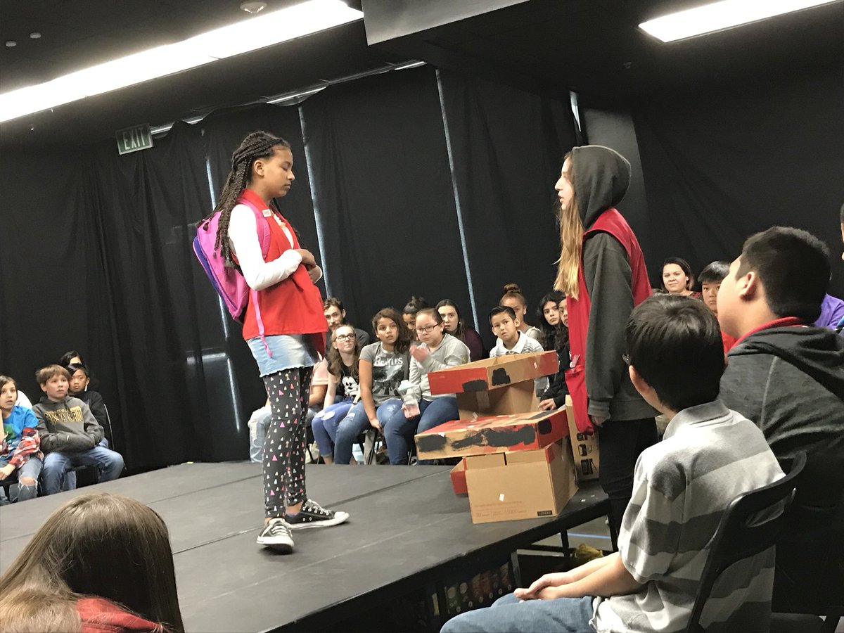 EdrickMac's tweet photo. Theatre Arts 🎭 Bravo to @wendytmaples and the #HTMCV Troupe for an amazing show of Lost and Foundling! Education is not complete without the Arts. Thank you Ms. Wendy! #Deeperlearning through theatre arts! https://t.co/HwxnzUzr5K