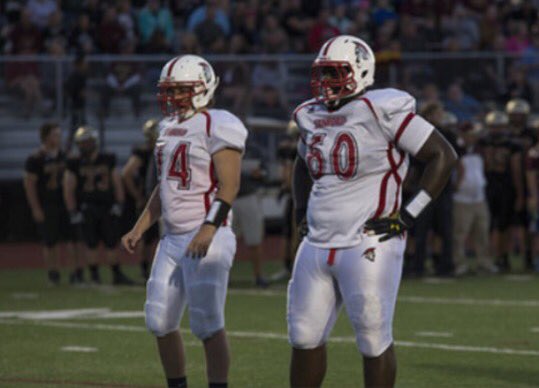 SHSREDSEA's tweet photo. @H_Wms60 formerly Sanford and @HydeWolfpack Defensive Line alum inks up with @RavenFootballBC Layn a National Prep School Athletic Association All-Team selection brings size and power to the HAAC! Congrats! #SanfordMaine #UnleashGreatness https://t.co/vzg343GcDa