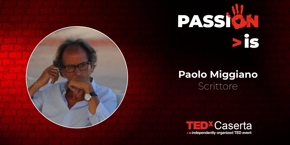 🔜 TEDxCaserta - PassiON > is ⁉
🎙 Lo scopriremo con...
➡ Paolo Miggiano

📝 Segna in agenda 2⃣3⃣ Febbraio, 2018. Reggia di Caserta