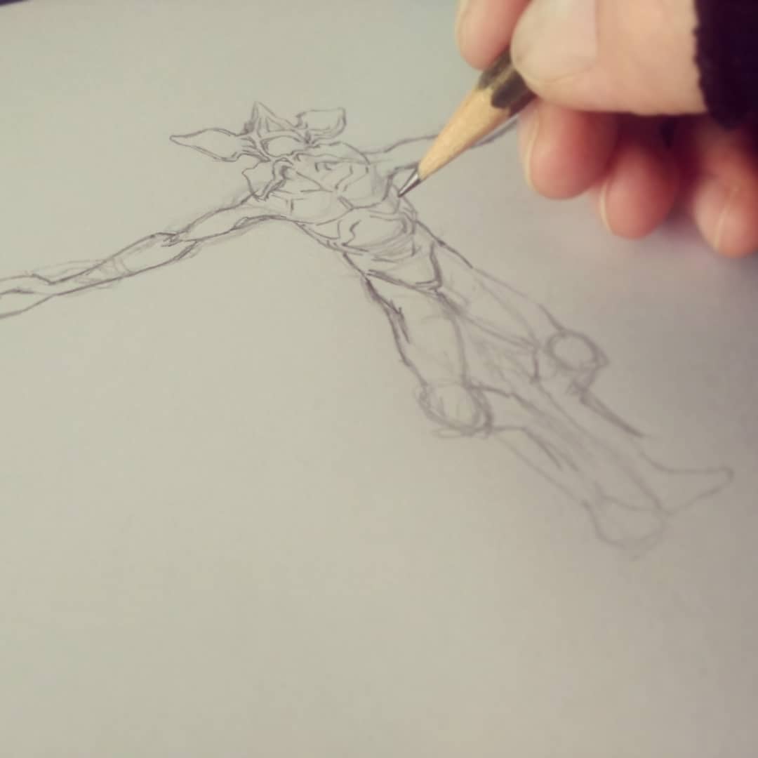 bicirroja's tweet photo. El Demogorgon de Vitruvio
•
#sketch #doodle #drawing #illustration #illustrator #design #art #davinci #vitruvianman #strangerthings #strangerthings2 #demogorgon #eleven #pencil #unipen #micronpen #netflix #ink #traditionalart #ilustracion #drmug #cordoba #cordobaesp #bicirroja https://t.co/J1Mll73MWy